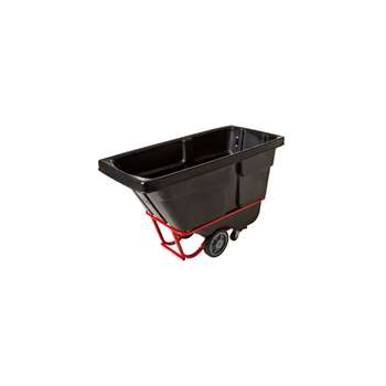Rubbermaid Rotomolded Tilt Truck 1306 Heavy Duty 1/2 Cubic Yard Black